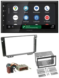 Kenwood DAB Bluetooth USB MP3 2DIN Autoradio für Land Rover Freelander 2004-2006