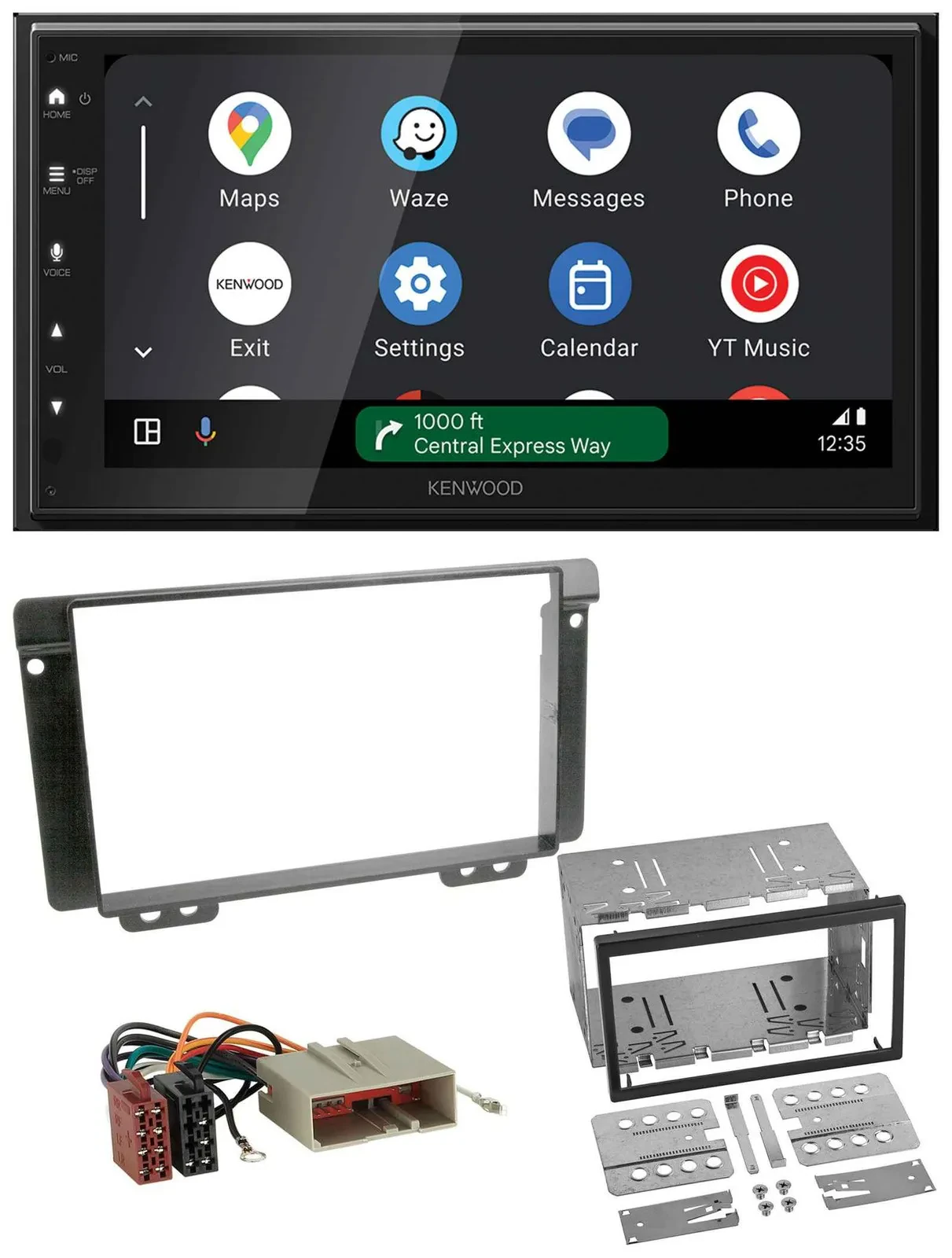 Kenwood DAB Bluetooth USB MP3 2DIN Autoradio für Land Rover Freelander 2004-2006
