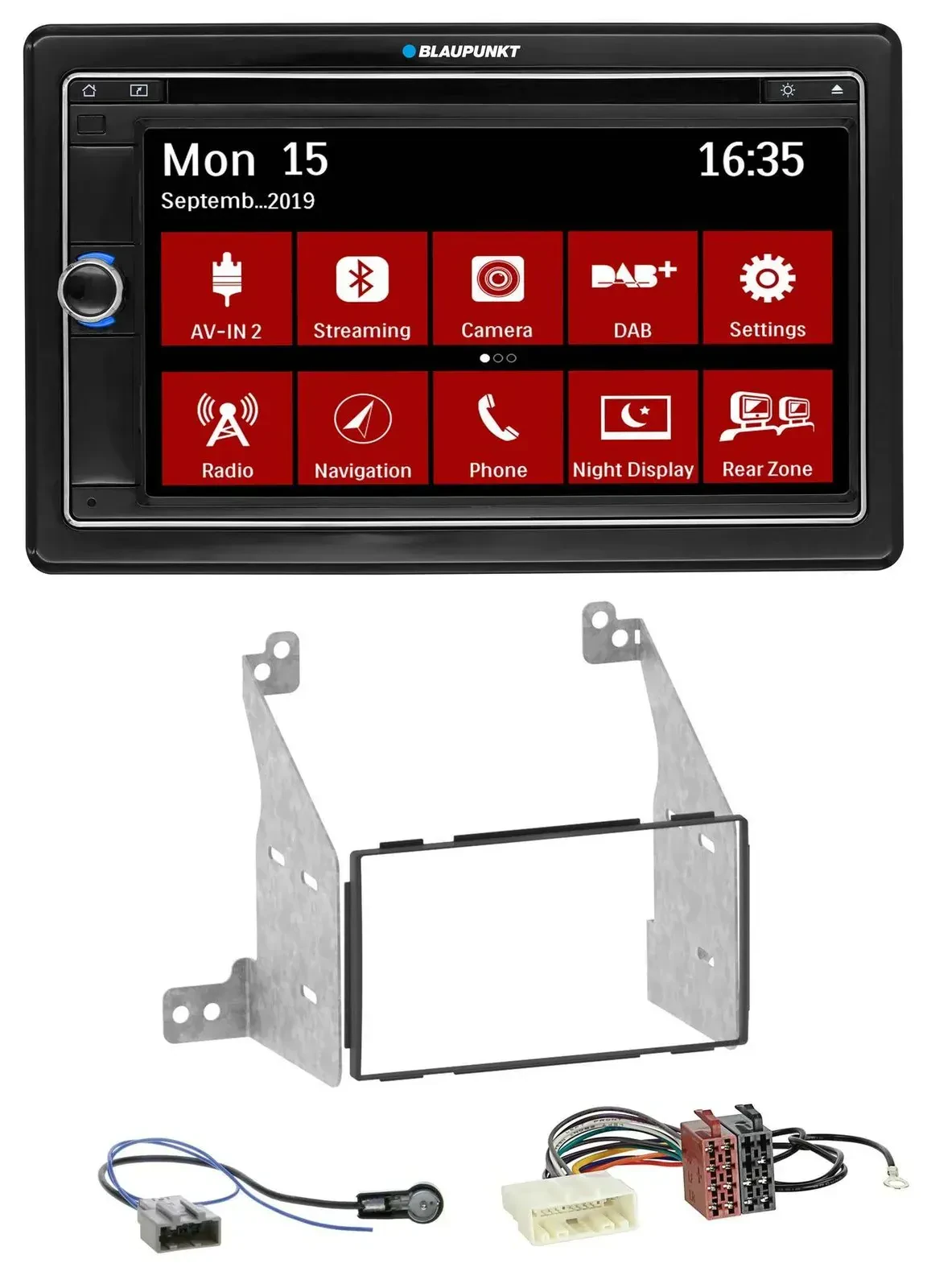 Blaupunkt Bluetooth DAB 2DIN USB DVD MP3 Autoradio für Nissan Pathfinder 07-13