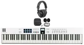 MIDI-клавиатура Arturia KeyLab Essential Mk3 88 клавиш, белая, с наушниками