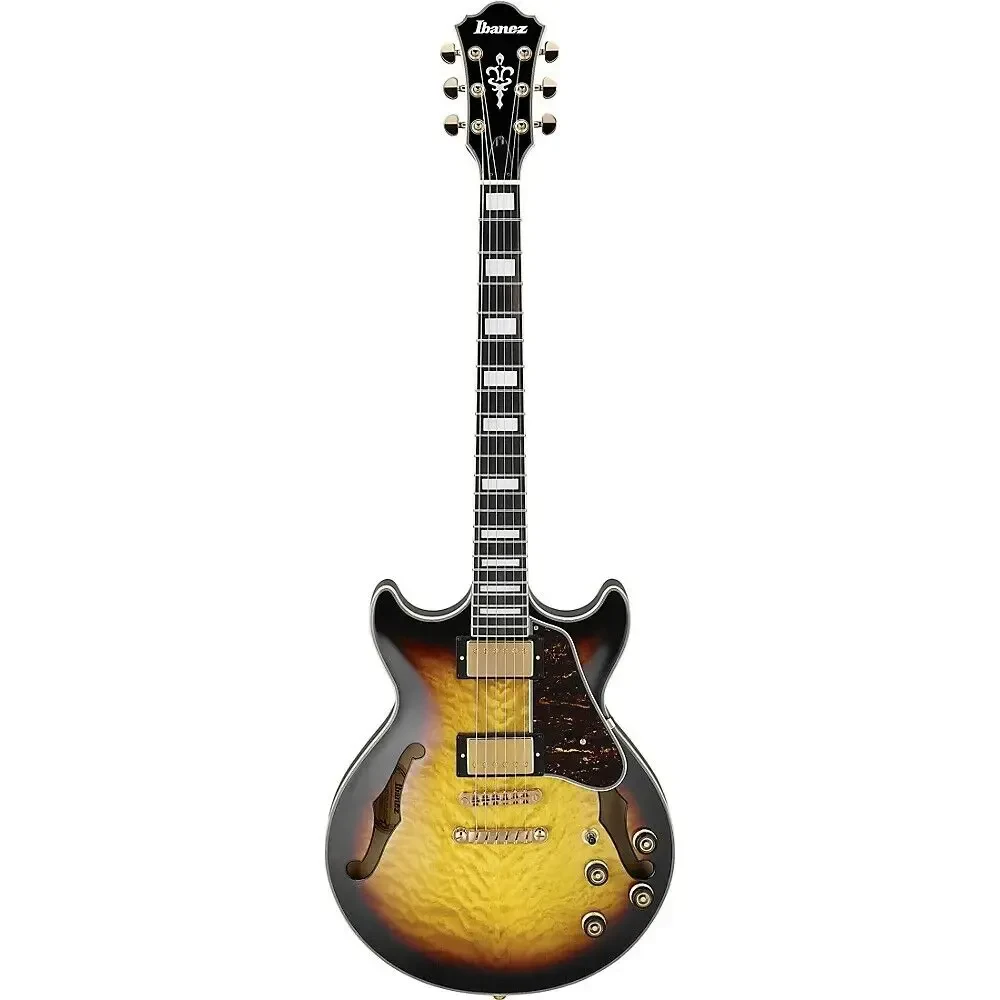 Электрогитара полуакустическая Ibanez AM93QM Artcore Expressionist Antique Yellow Sunburst