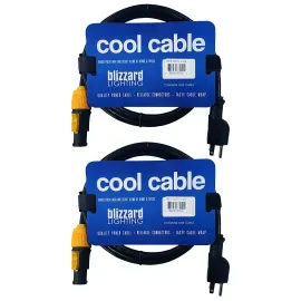 Кабель PowerCON Blizzard PCT-MAIN-1406 6 ft (набор, 2 шт.)