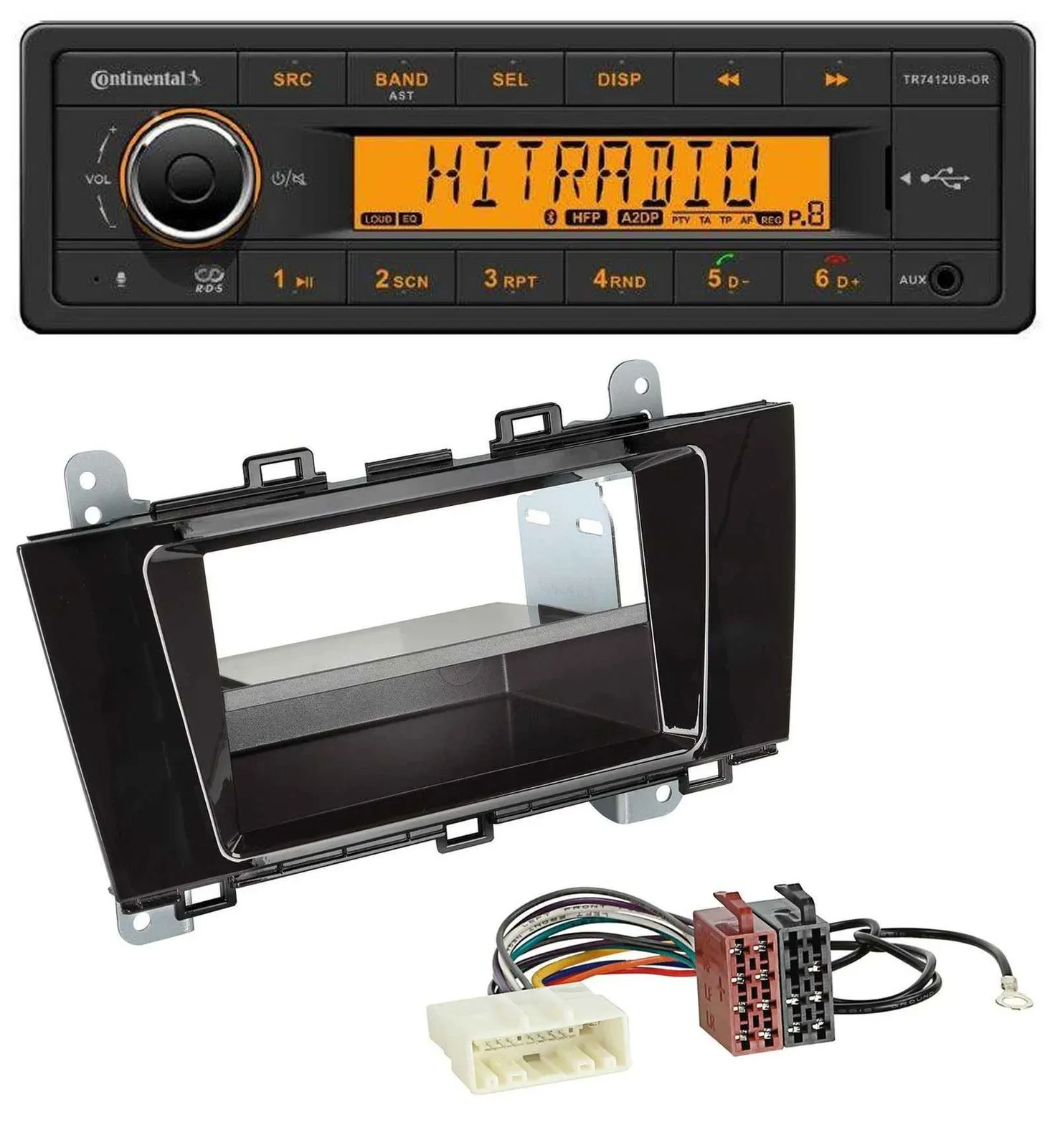 Continental MP3 Bluetooth AUX USB Autoradio für Subaru Outback (ab 2015)