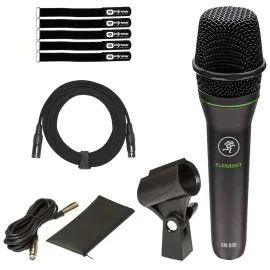 Mackie EM-89D EM89D EleMent Series Dynamic Vocal Microphone Mic w Cable & Pouch