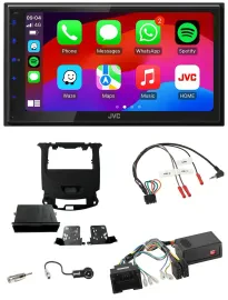 JVC Bluetooth USB Lenkrad 2DIN DAB Autoradio für Chevrolet Cruze ab 2016 klavier