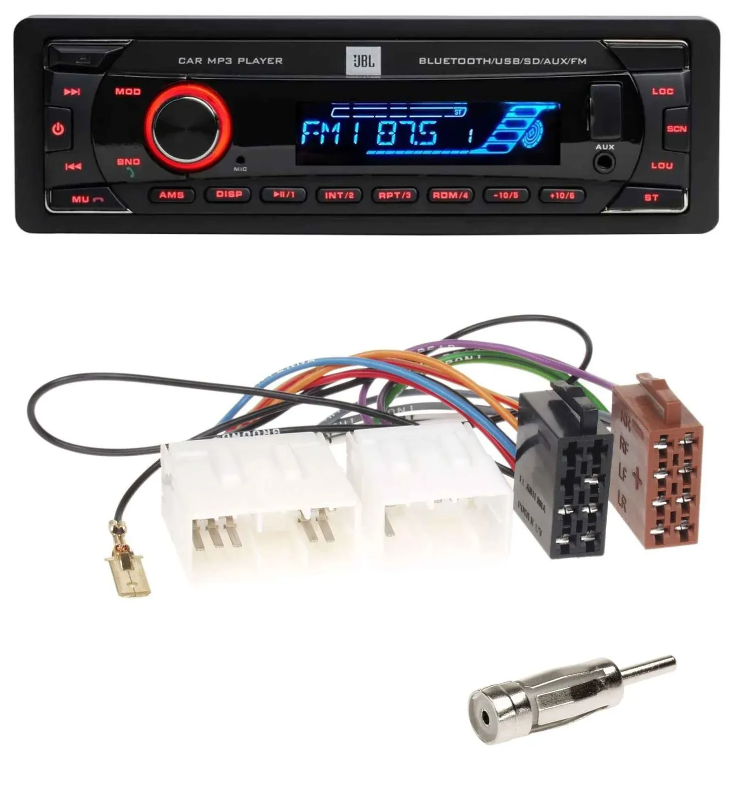 JBL AUX MP3 USB Bluetooth SD Autoradio für Mazda MPV (1988-1999)