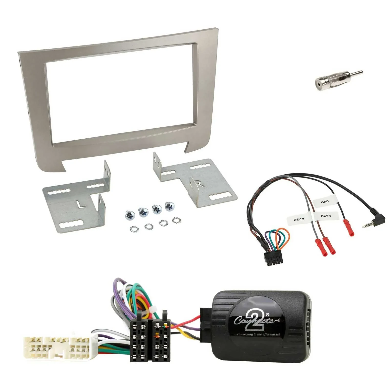 Radioset Lenkradadapter Doppel DIN Autoradio für SSangYong Rexton ab 2013