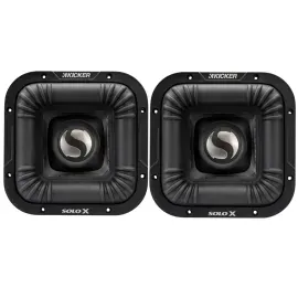 (2) Kicker L7X82 8" SoloX Series Dual 2-ohm Subwoofer