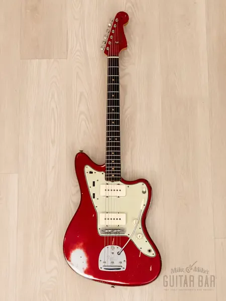 Электрогитара Fender Jazzmaster SS Candy Apple Red w/case USA 1963