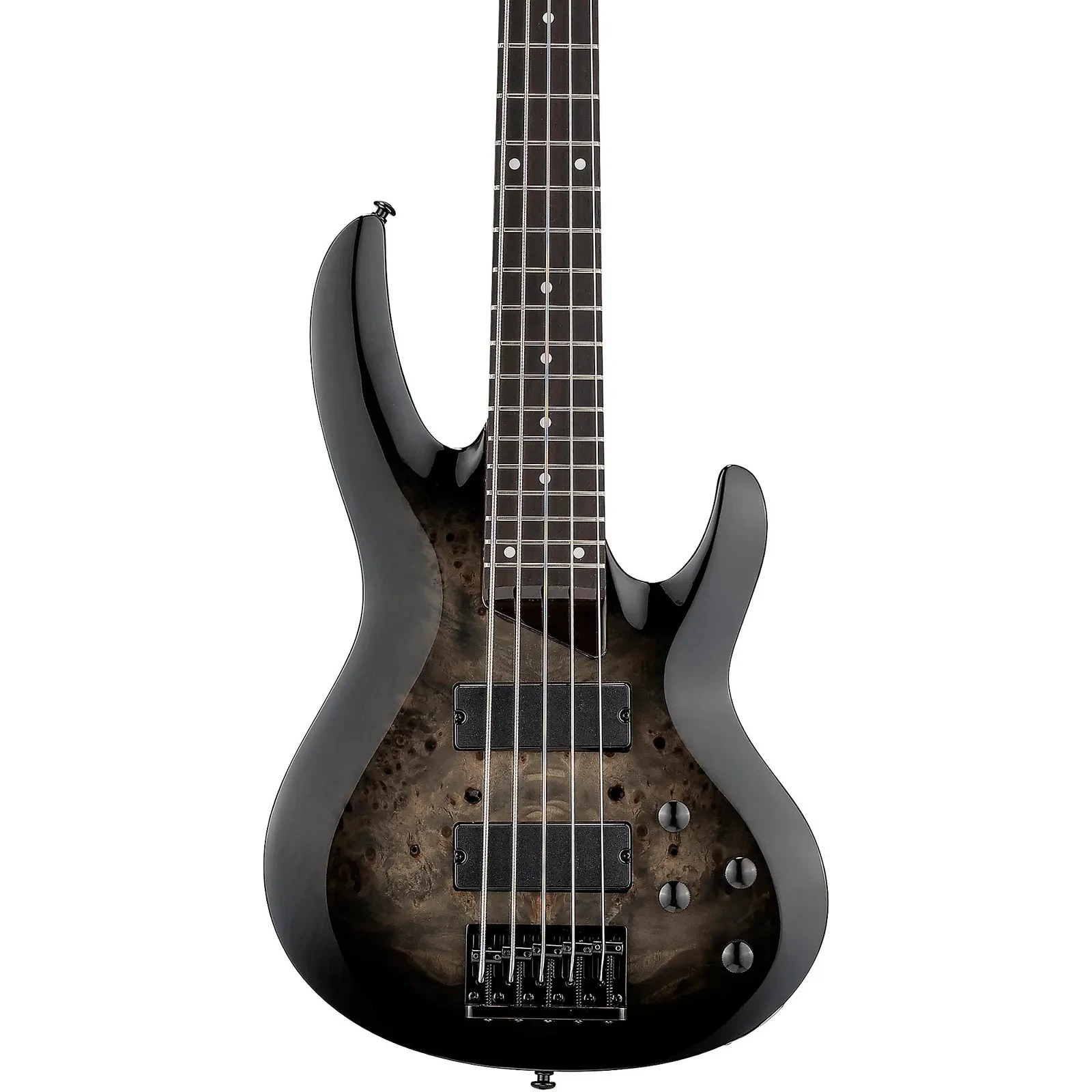 Бас-гитара ESP LTD B-205DX 5-струнная, палисандровая накладка, цвет: черный бёрст