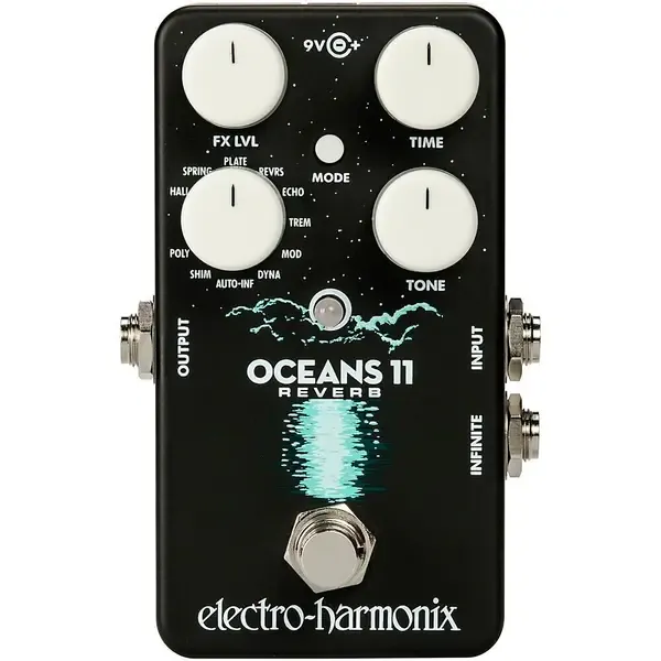 Педаль эффектов для электрогитары Electro-Harmonix Oceans 11 Multifunction Digital Reverb Effects Pedal