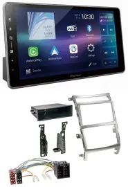 Pioneer Bluetooth USB DAB MP3 Autoradio für Hyundai ix55 (2009-2012) silber