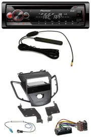 Pioneer CD USB AUX DAB MP3 Autoradio für Ford Fiesta 10-17 JA8 ohne Display schw