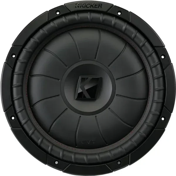 Kicker 52CVT124 12" CompVT Series Single 4-ohm Shallow Car Subwoofer