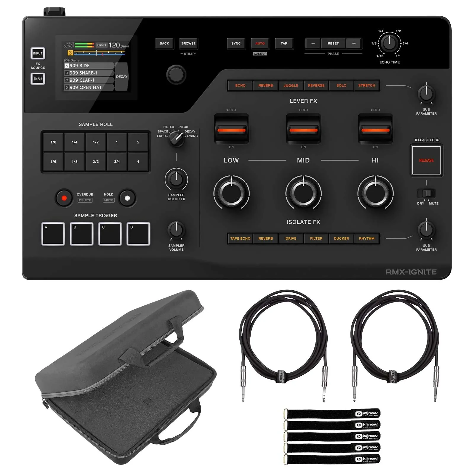 DJ-эффектор AlphaTheta RMX-IGNITE (набор) с 3-полосным блоком эффектов и Sampler Pack