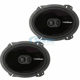 Rockford Fosgate P1683 Punch Series 260W 6x 8" 3-way Car Coaxial Speakers