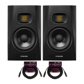 Adam Audio T5V Active Nearfield Monitor 2 Pack Bundle