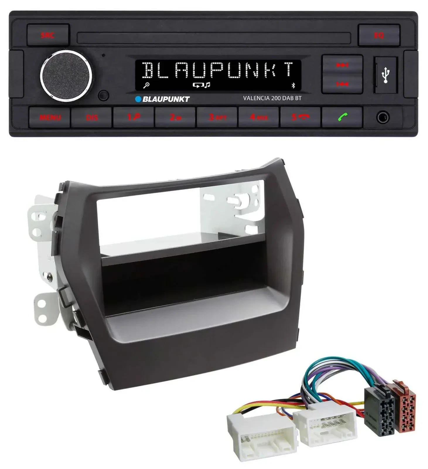 Blaupunkt DAB MP3 Bluetooth USB Autoradio für Hyundai Santa Fe (ab 2012)