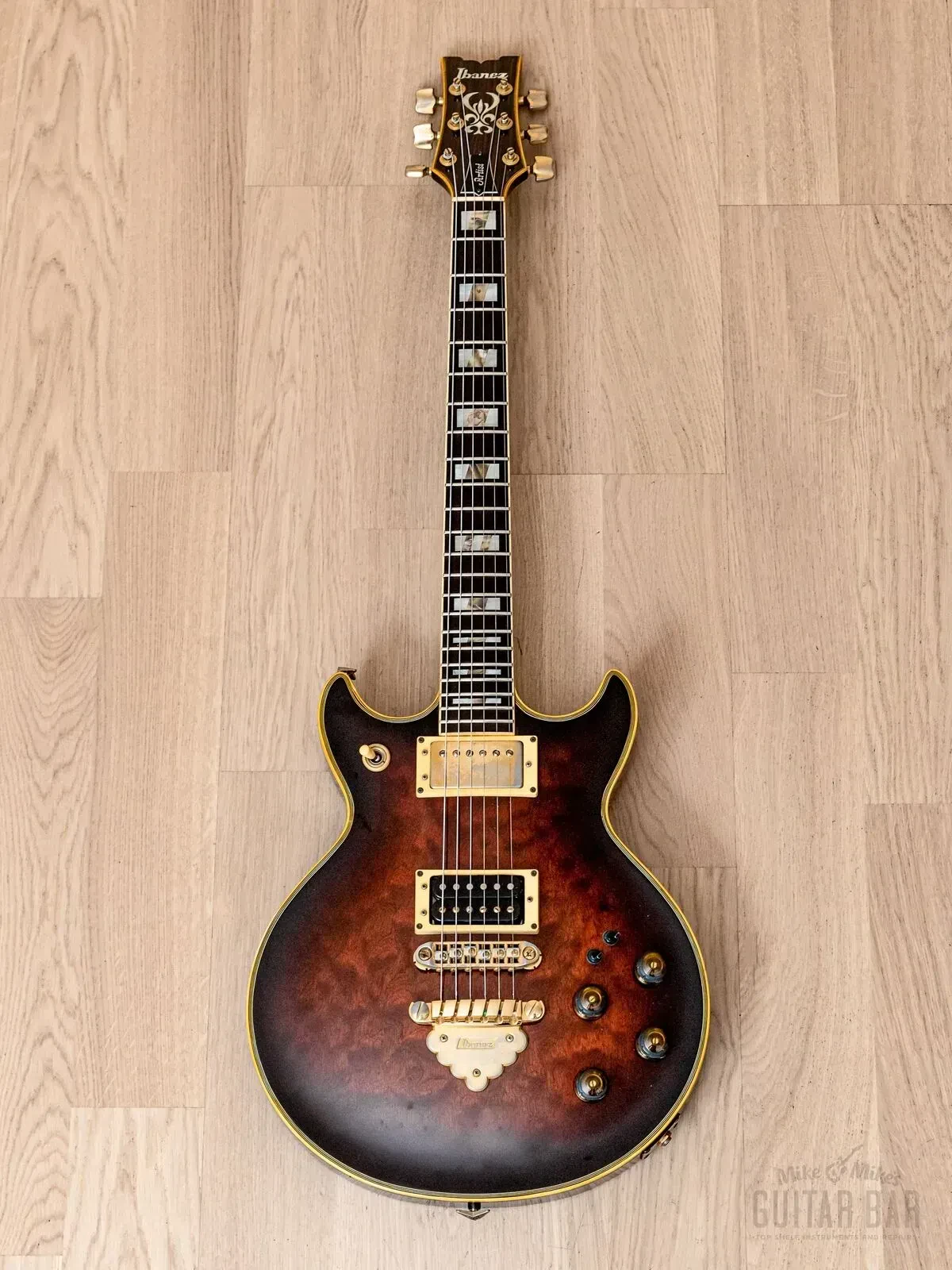 Электрогитара Ibanez Artist AR300 HH Antique Violin w/gigbag Japan 1983