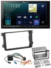 Pioneer MP3 Bluetooth USB 2DIN DAB Autoradio für VW Sharan ab 10 Tiguan ab 07 To