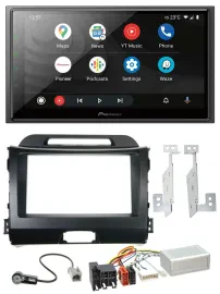 Pioneer USB 2DIN DAB Lenkrad Bluetooth Autoradio für Kia Sportage 3 10-15 Navi s