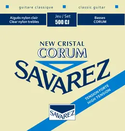 Струны для классической гитары Savarez 500CJ 30-44 New Cristal Corum High Tension