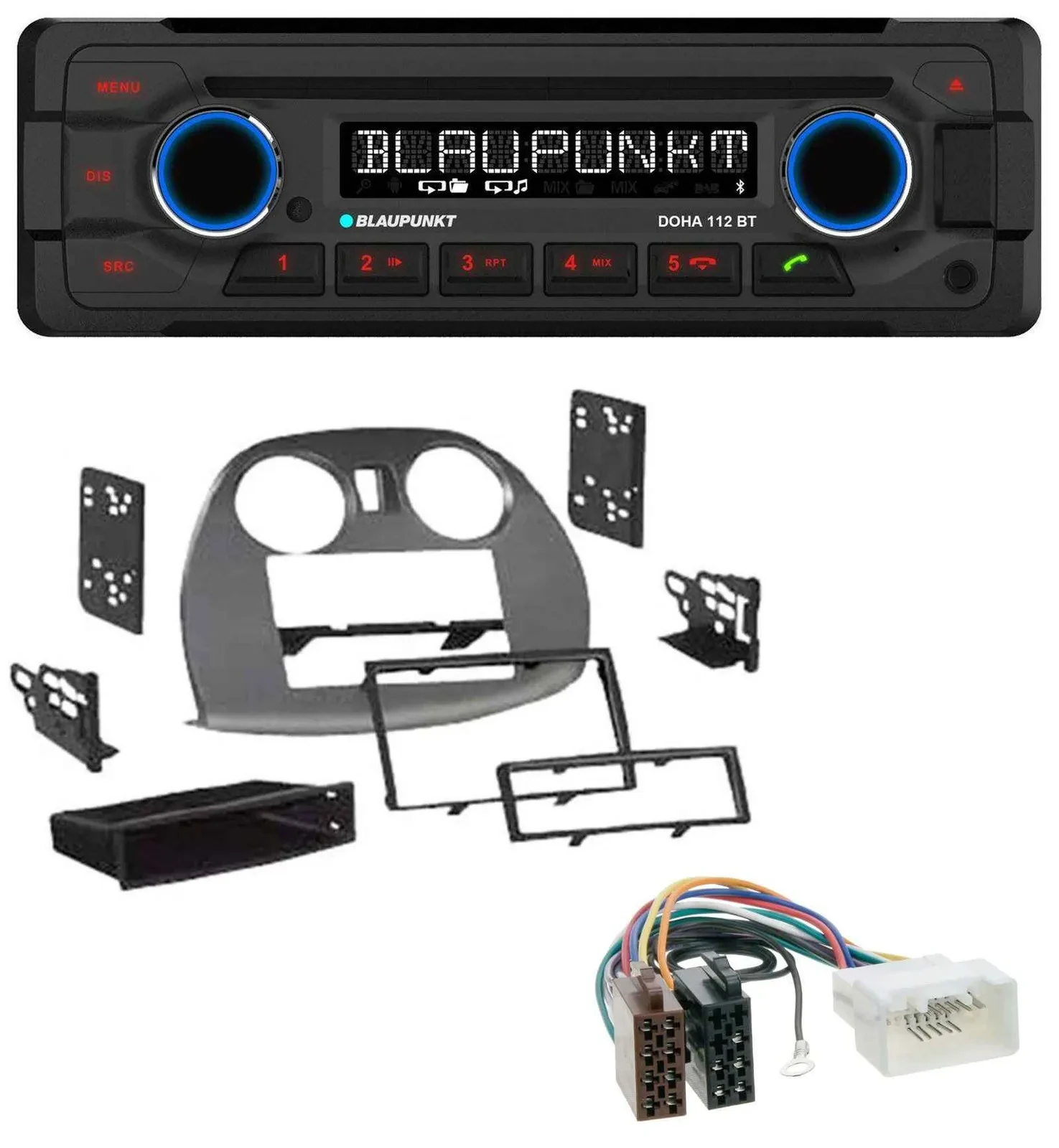 Blaupunkt AUX MP3 CD Bluetooth USB Autoradio für Mitsubishi Eclipse 4G 2005-2012
