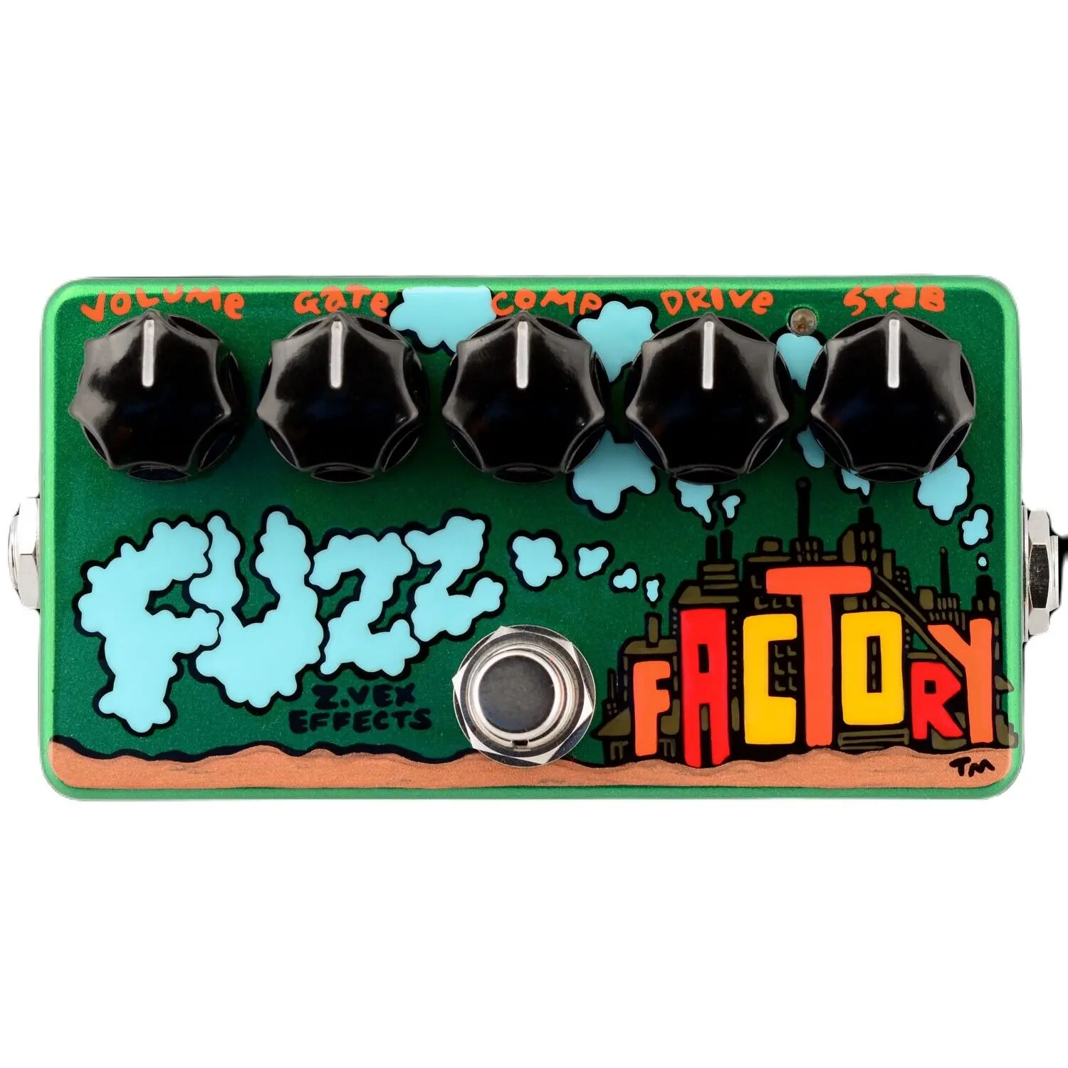 Педаль эффектов для электрогитары Zvex Fuzz Factory Hand Painted Fuzz