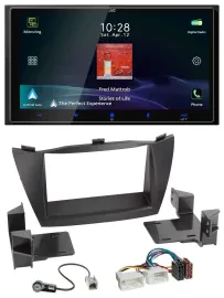 JVC USB Bluetooth 2DIN DAB MP3 Autoradio für Hyundai ix35 (2010-2013)