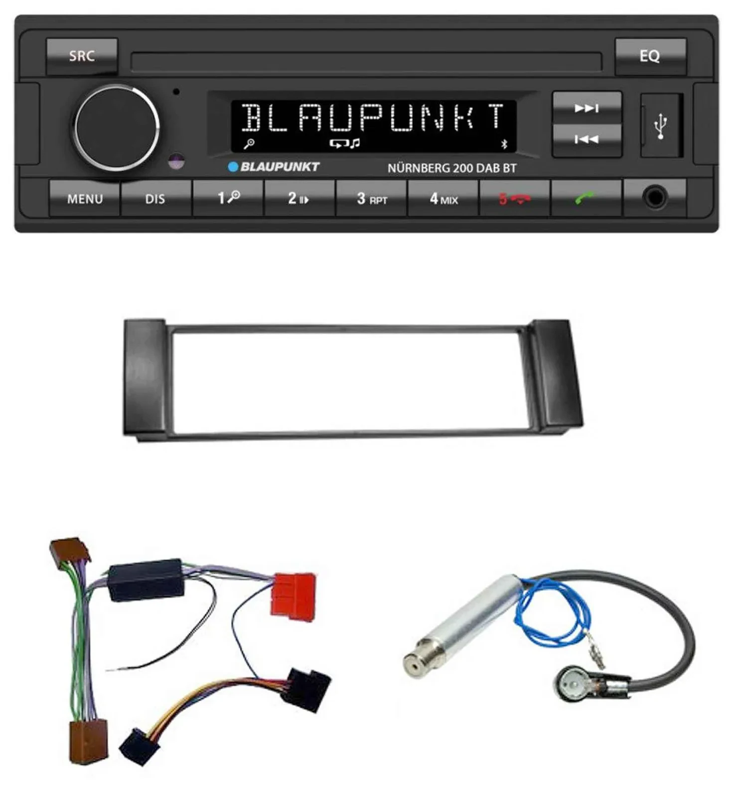 Blaupunkt USB DAB MP3 Bluetooth Autoradio für Audi A3 8L 00-03 A6 C5 00-04 Aktiv