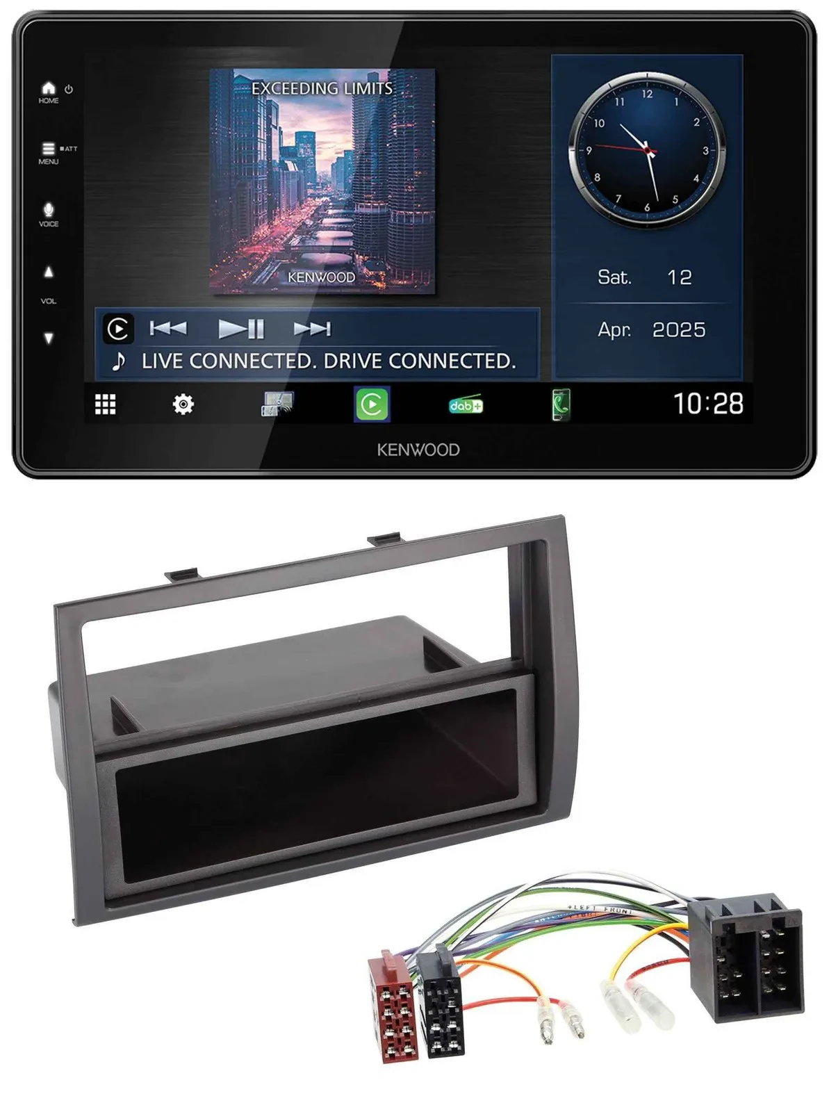 Kenwood MP3 Bluetooth USB DAB Autoradio für Citroen Jumper Peugeot Boxer Fiat Du