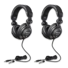 TASCAM TH-100X Studio Headphones 2-Pack