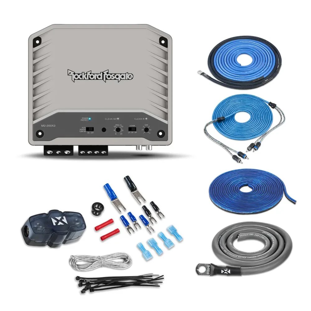 Усилитель для морской установки Rockford Fosgate M2-200X2 2-канальный 200W (набор)
