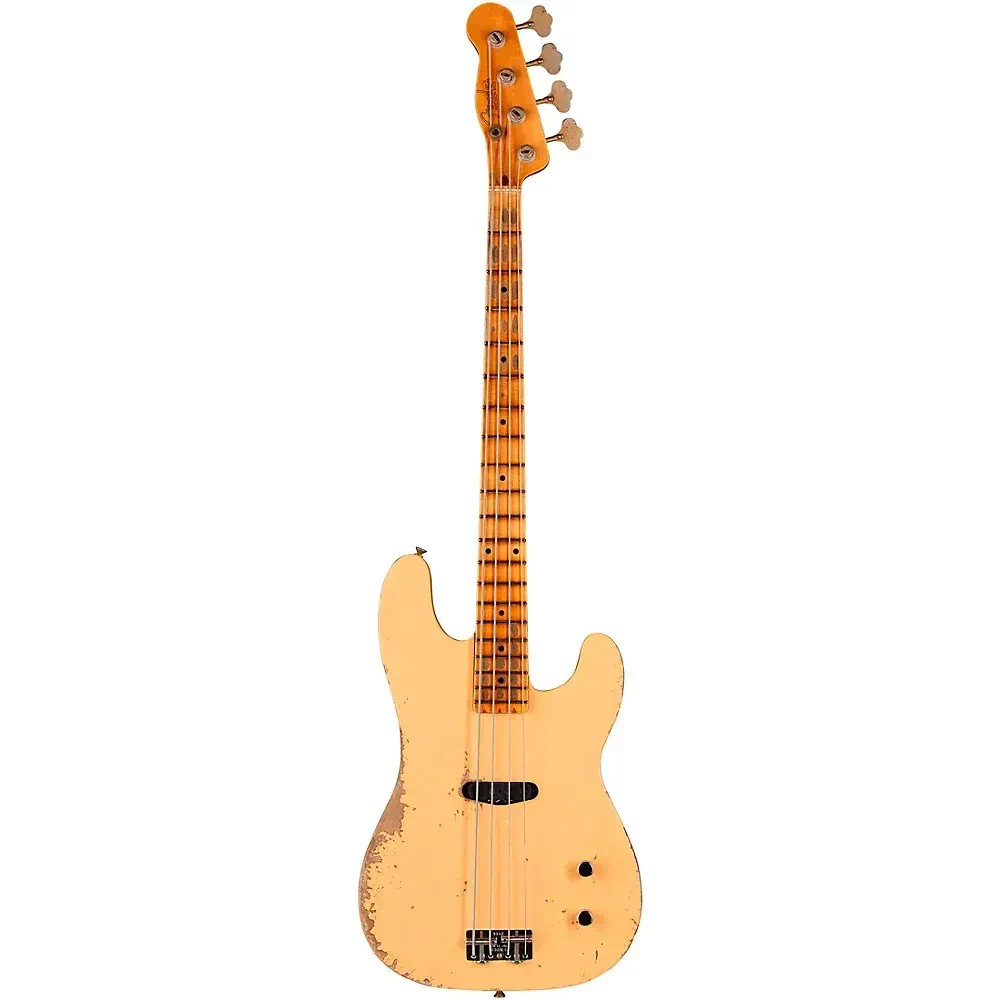 Бас-гитара Fender Custom Shop Dusty Hill Heavy Relic Precision Bass Nocaster Blonde