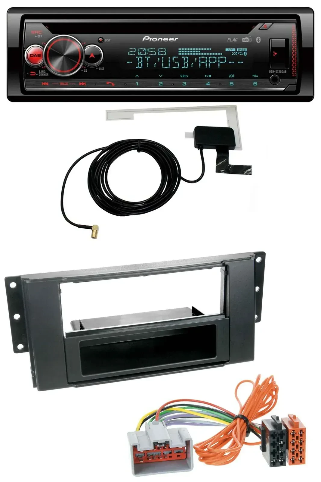 Автомагнитола для Land Rover Freelander 2011–2012 Pioneer DAB, CD, MP3, USB, Bluetooth