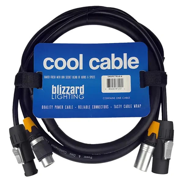 DMX-кабель Blizzard DMXPCT-6 Combo Black 1.8 м