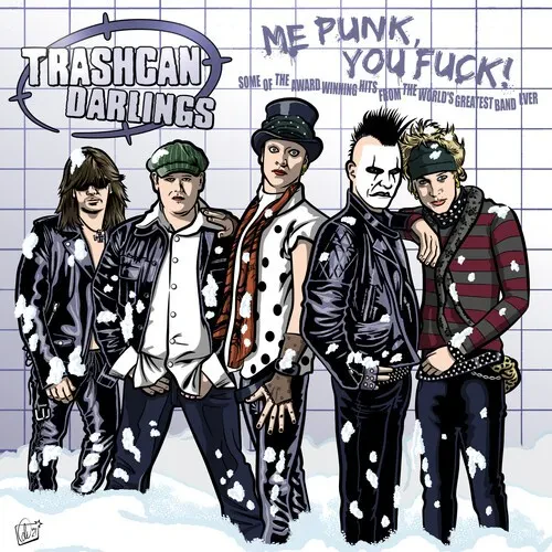 Виниловая пластинка Trashcan Darlings - Me Punk You Fuck [New Vinyl LP] Colored Vinyl, Red