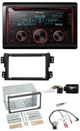 Pioneer 2DIN DAB Lenkrad Bluetooth USB CD Autoradio für Opel Agila B Suzuki Spla