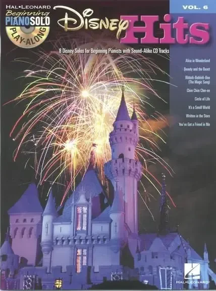Ноты MusicSales BEGINNING PIANO SOLO PLAY ALONG VOLUME 6 DISNEY