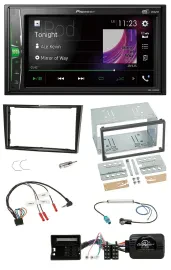 Pioneer 2DIN Lenkrad DAB USB Bluetooth Autoradio für Opel Zafira Corsa D Astra H