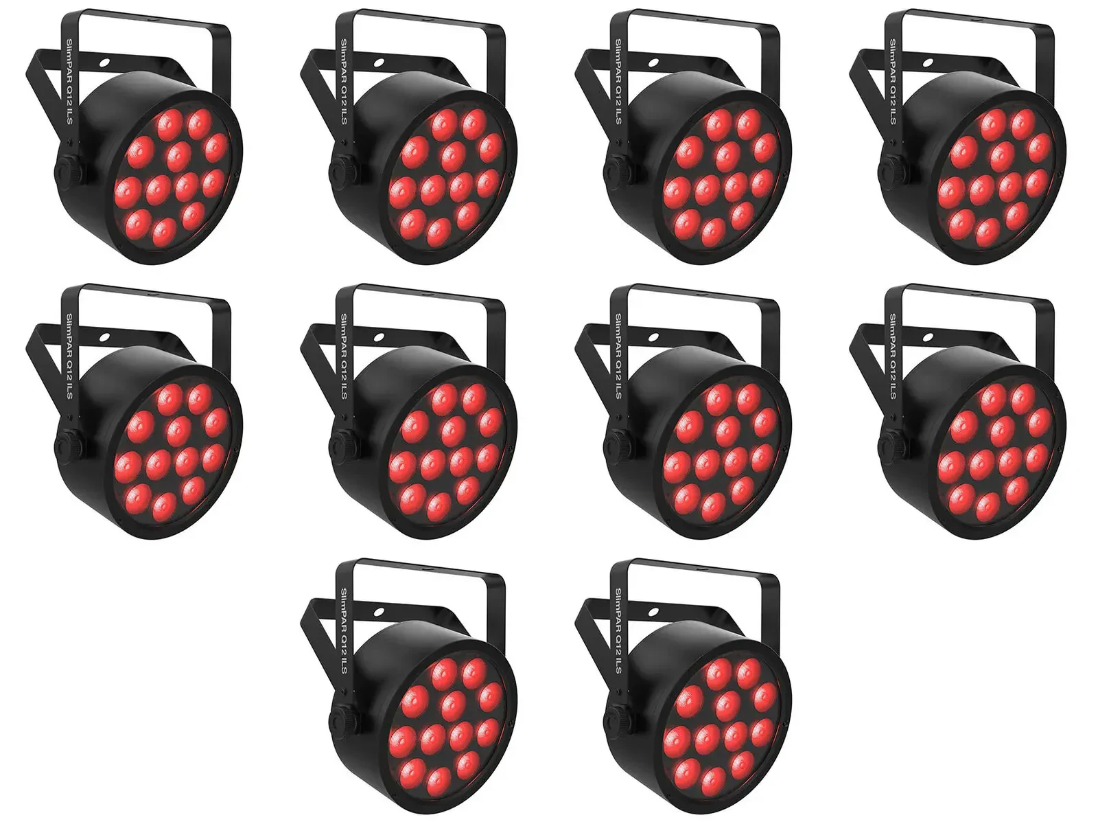 Светодиодный прибор Chauvet DJ SlimPAR Q12 ILS RGBA D-Fi USB DMX (10 штук)