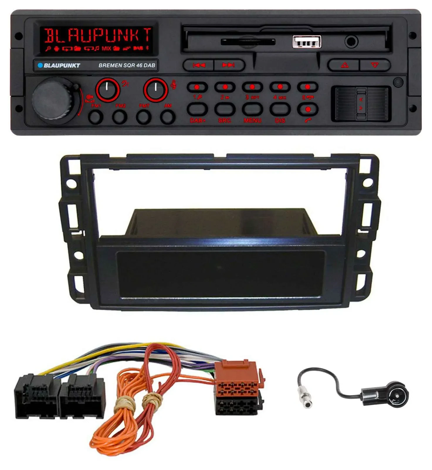 Blaupunkt SD MP3 USB Bluetooth DAB Autoradio für Cadillac BLS (2006-2010)