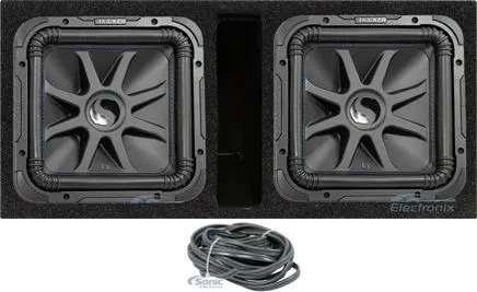 Kicker 44L7S122 Solo-Baric L7 Series L7S122 12" Dual 2 ohm Subwoofer
