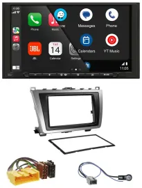 JBL MP3 DAB Bluetooth USB 2DIN Autoradio für Mazda 6 08-12 schwarz-silber