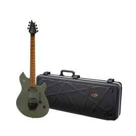 EVH Wolfgang Standard 6 String Electric Guitar Army Drab with HardShell Case