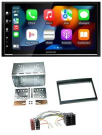Kenwood DAB USB Bluetooth 2DIN MP3 Autoradio für Porsche 911, 996 (97-06)