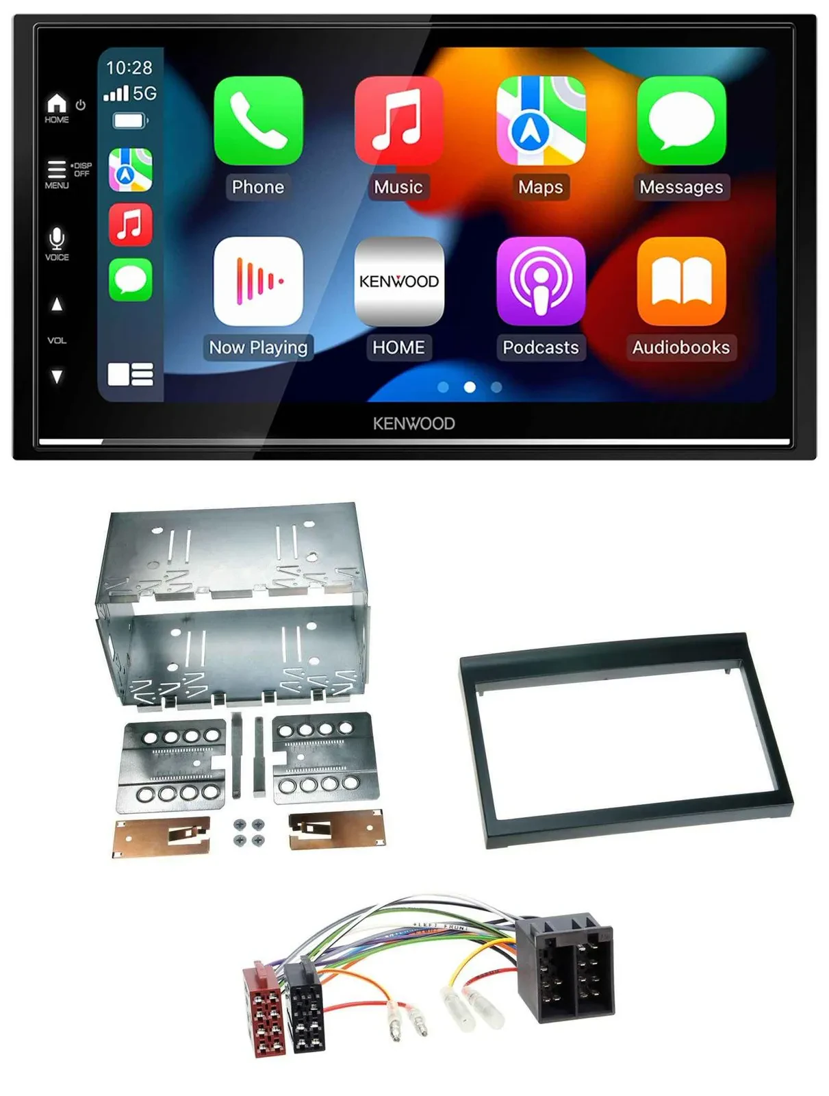 Kenwood DAB USB Bluetooth 2DIN MP3 Autoradio für Porsche 911, 996 (97-06)