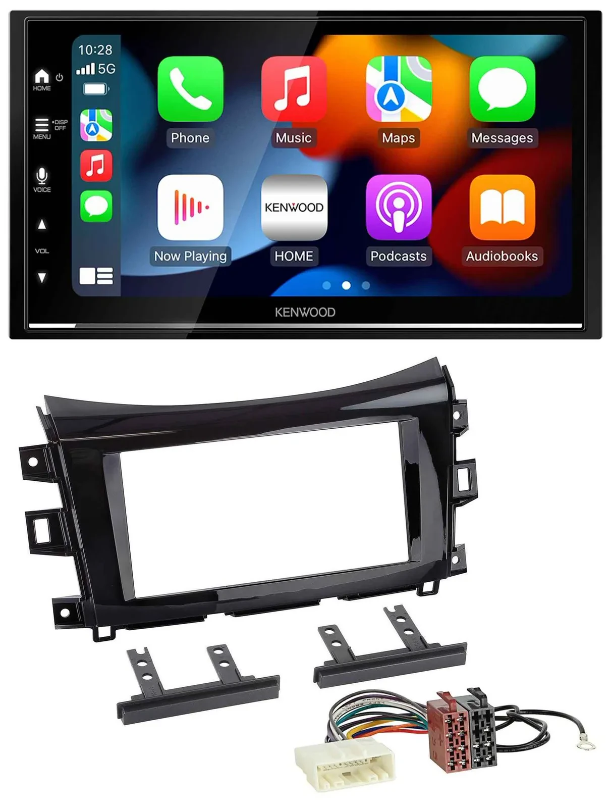 Kenwood DAB USB Bluetooth 2DIN MP3 Autoradio für Nissan Navara (ab 16)