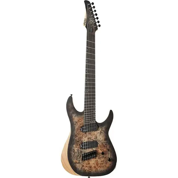 Электрогитара Schecter Reaper-7 Multiscale Charcoal Burst