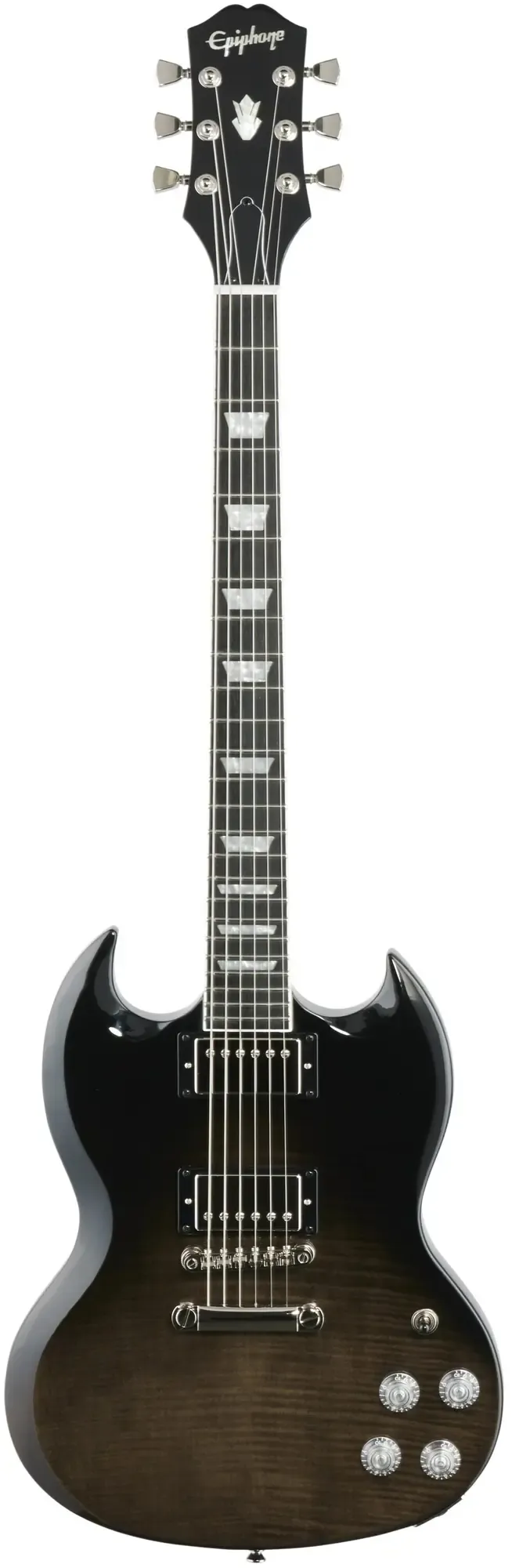 Epiphone SG Modern Figured Trans Black Fade Электрогитара